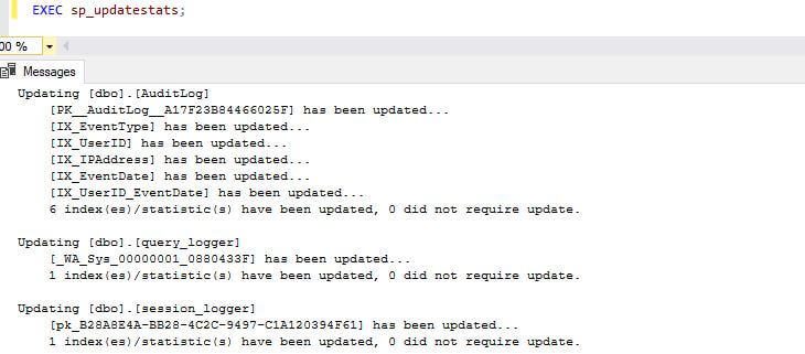sp_updatestats