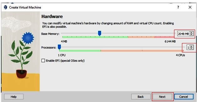 Create a VM - Hardware